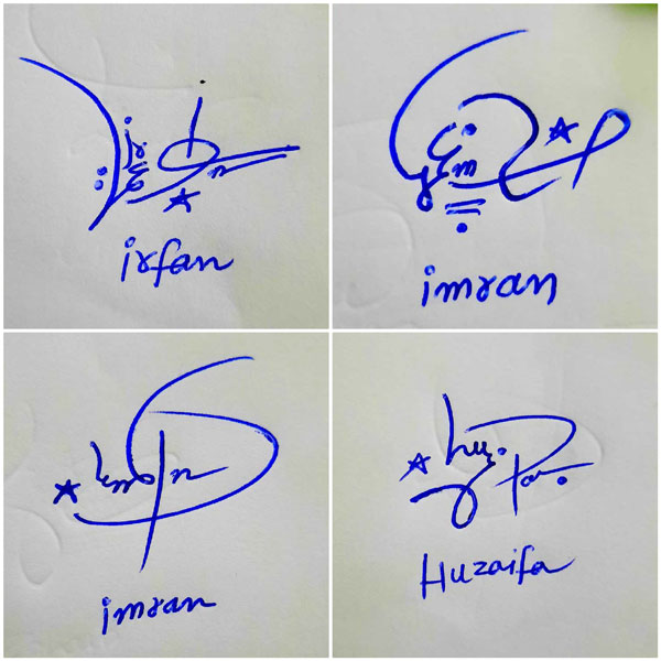 Stylish Signatures For My Name